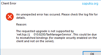 Client error not found. Error client.